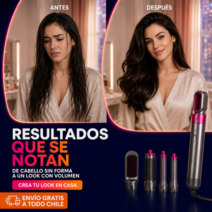 StyleAir 5X™ | Cepillo Moldeador de Cabello 5 en 1