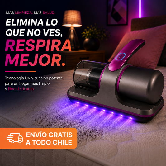 AcaroClean™ UV | Aspiradora Antiácaros Inalámbrica con Tecnología UV