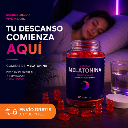DormirZen™ | 60 Gomitas de Melatonina para el Descanso