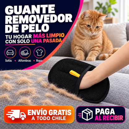 2X1 | Guante Removedor de Pelo para Mascotas 🐾
