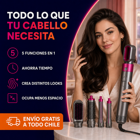 StyleAir 5X™ | Cepillo Moldeador de Cabello 5 en 1