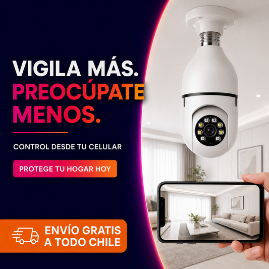 Vigila360 WiFi™ – Cámara de Seguridad Panorámica Inteligente