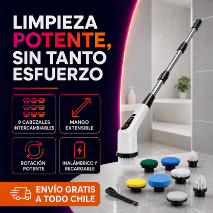 CleanMax 9X™ | Cepillo Eléctrico de Limpieza Multifuncional