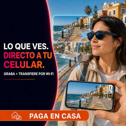 Vision One Pro™ | Gafas inteligentes con cámara, audio y IA