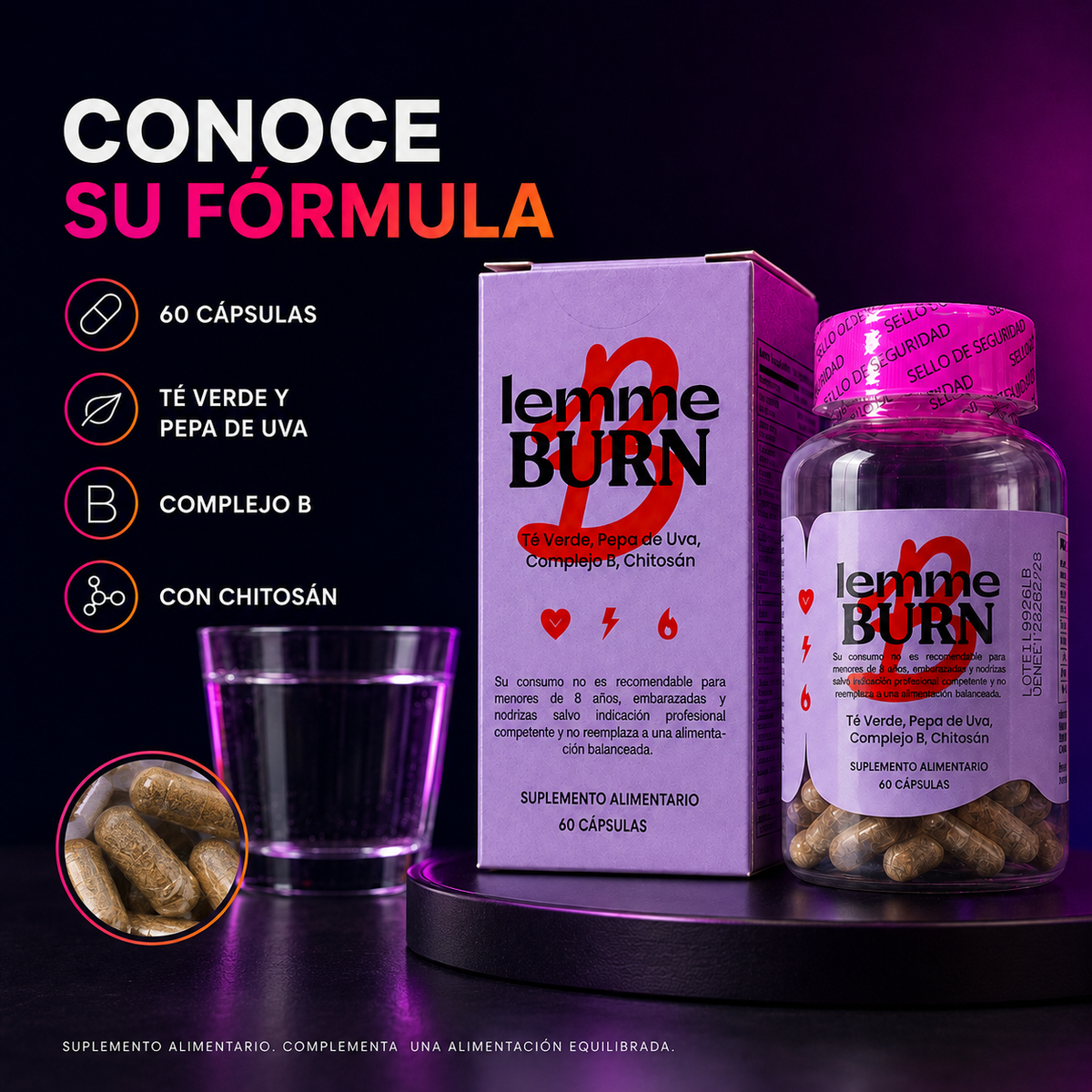 Lemme Burn™ | Apoyo diario para el control saludable del peso